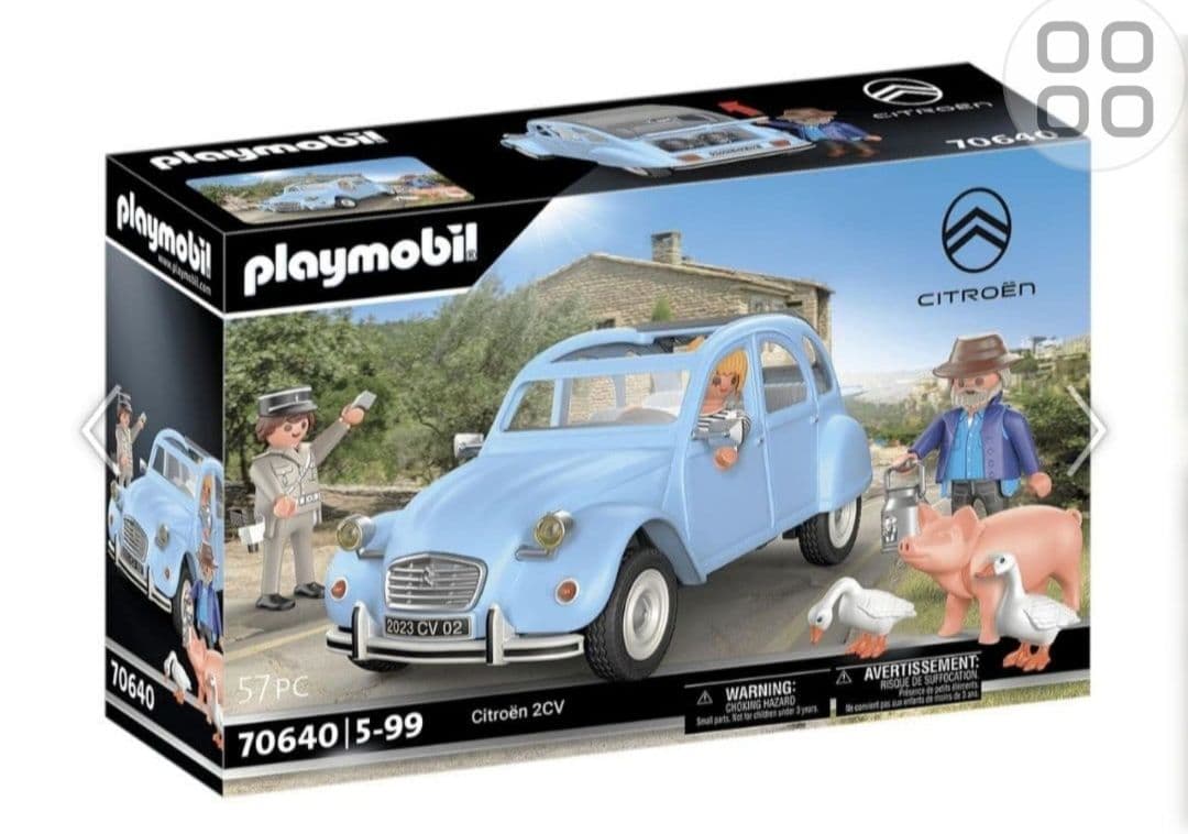 プレイモービル　2CV セット シトロエンコラボ商品　即納　2台限定