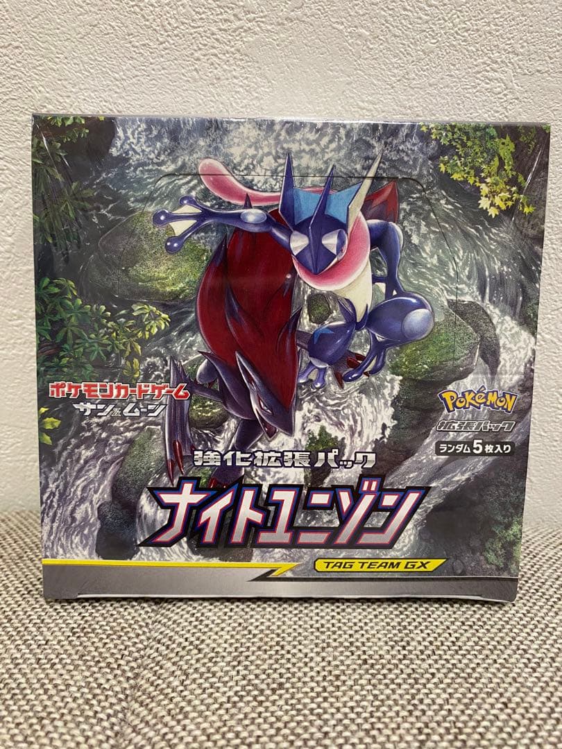 ポケモンカードゲーム　ナイトユニゾン　BOX　新品　未開封　シュリンク付き