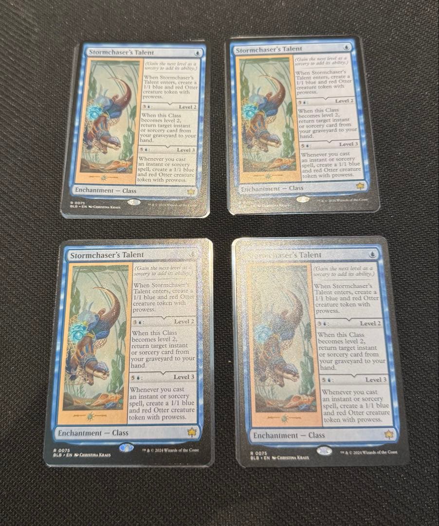 MTG 嵐追いの才能 英語版　4枚セット