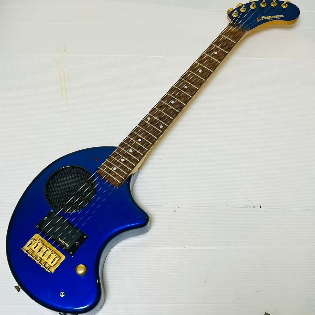 フェルナンデス　ZO-3C メタリックブルー アンプ付きギター