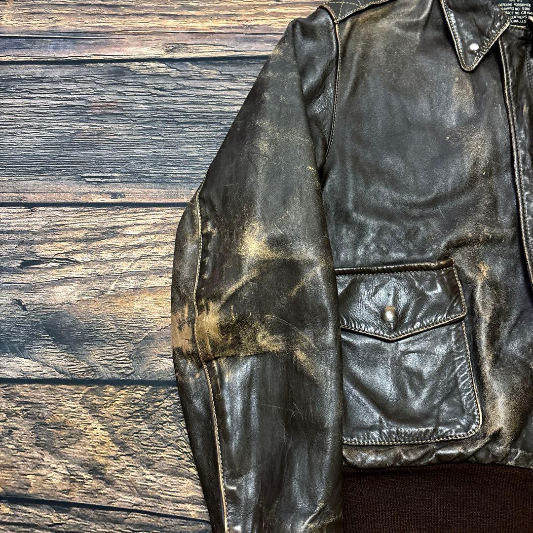 ジャケット・アウター VANSON / A-2 leather flight jacket