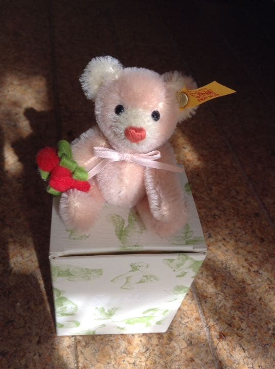 シュタイフ テディベア ローズ プレゼント　バレンタイン