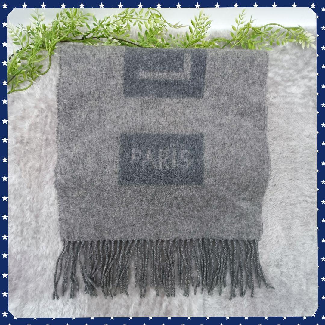 ルイヴィトン　カシミヤマフラー　ロゴマフラー　　カシミヤ100%　男女兼用