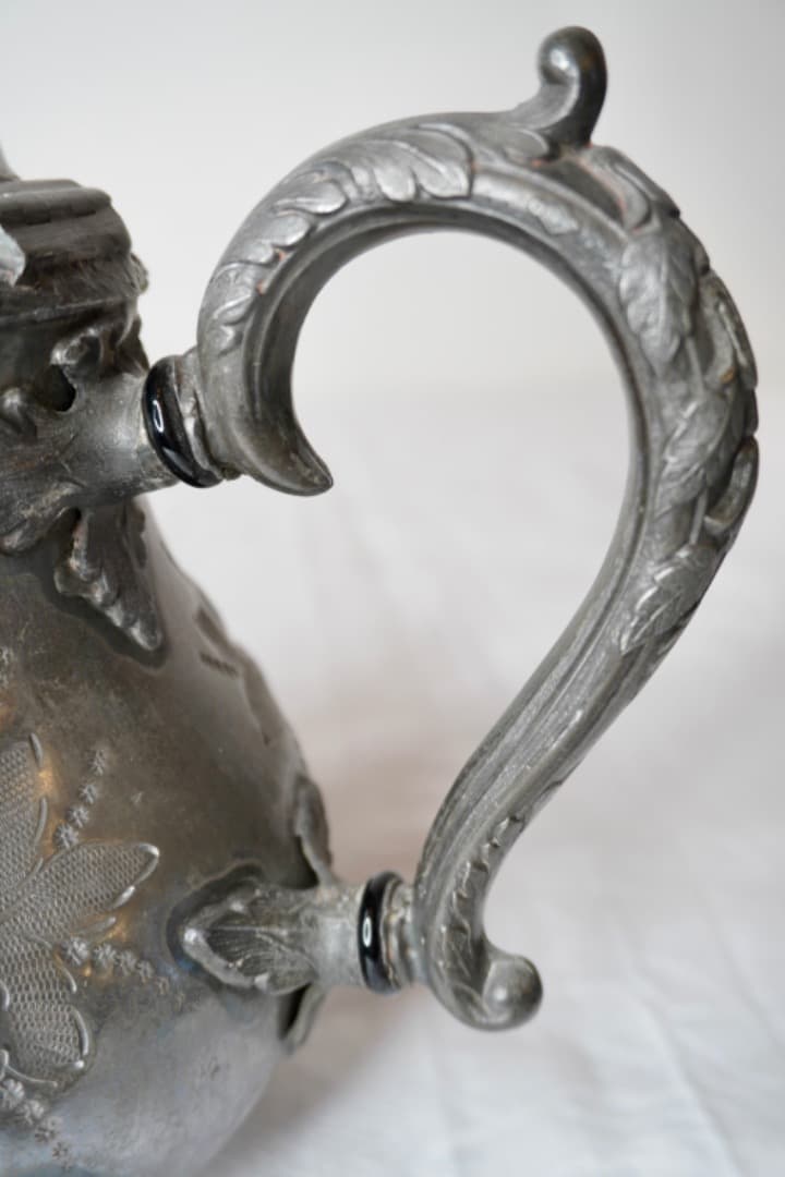 イギリス アンティーク ピューター ポット②