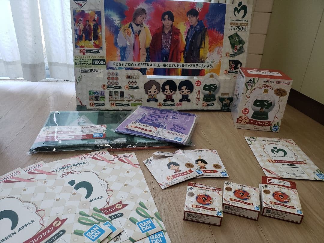 Mrs.GREEN APPLE　一番くじ　14点 ラストワン台紙付き