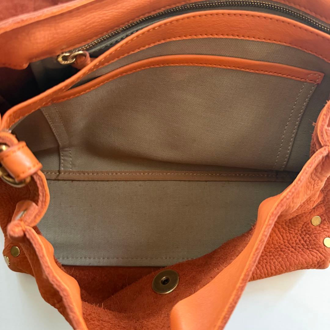 ザネラート ポスティーナ S オレンジ 2way ショルダーバッグ