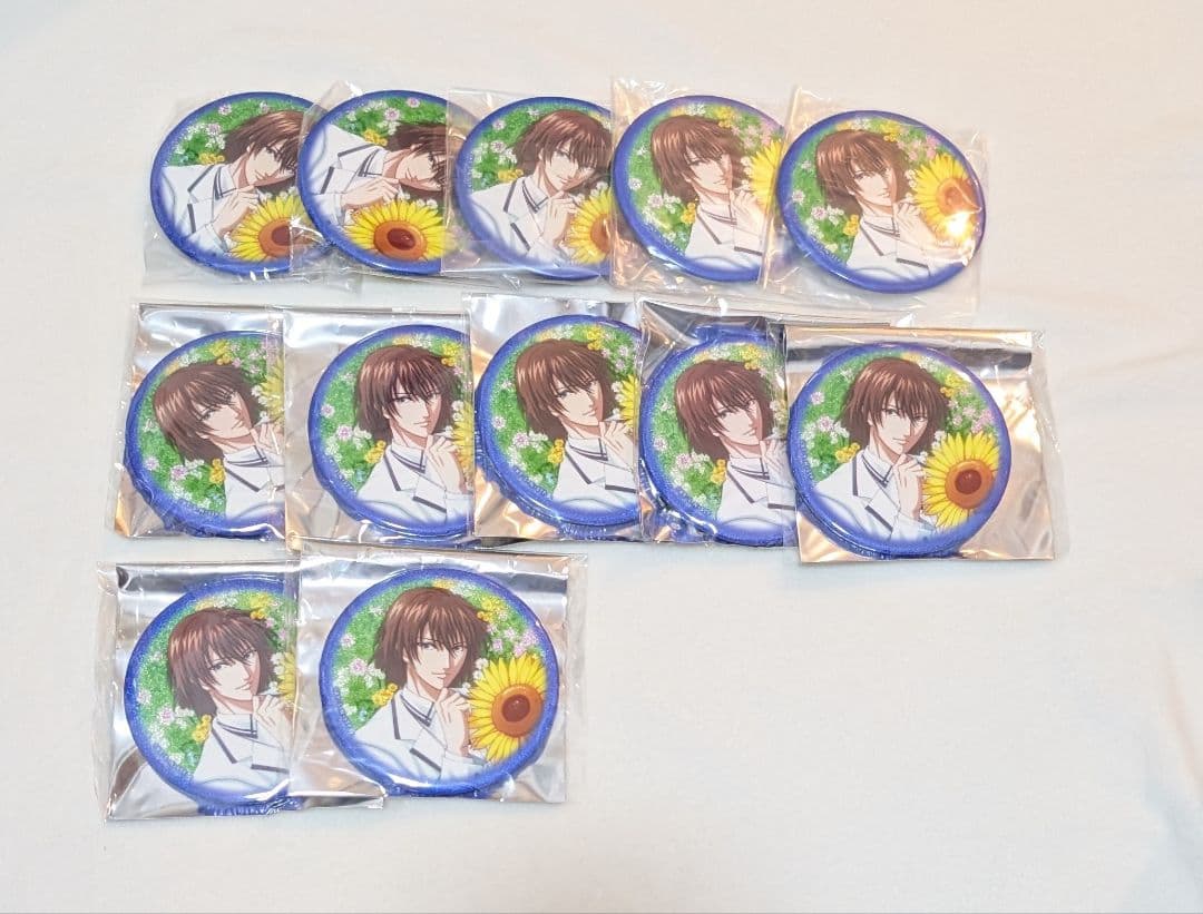 新テニスの王子様　ビッグホロ缶バッジ サマバレ 不二周助