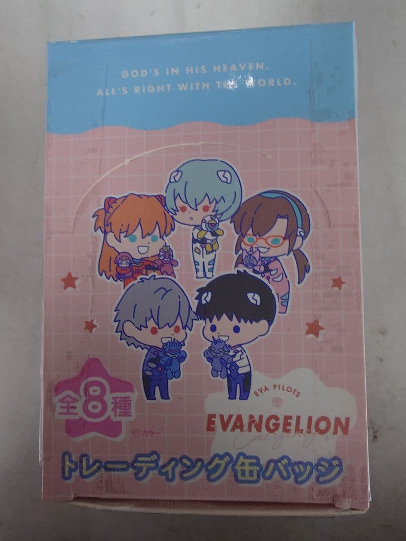 新世紀エヴァンゲリオン トレーディング 缶バッジ　15箱　計240個