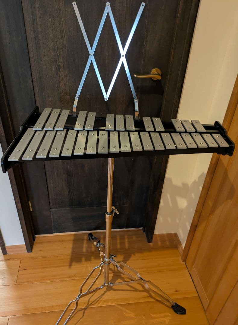 鉄琴 調整可能スタンド付き