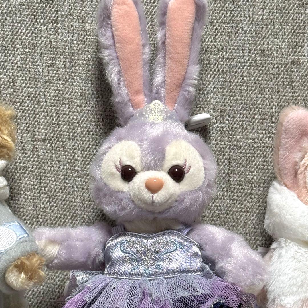 東京ディズニーシー　ダンシングスノーフレークス　ぬいぐるみバッジ　3体セット