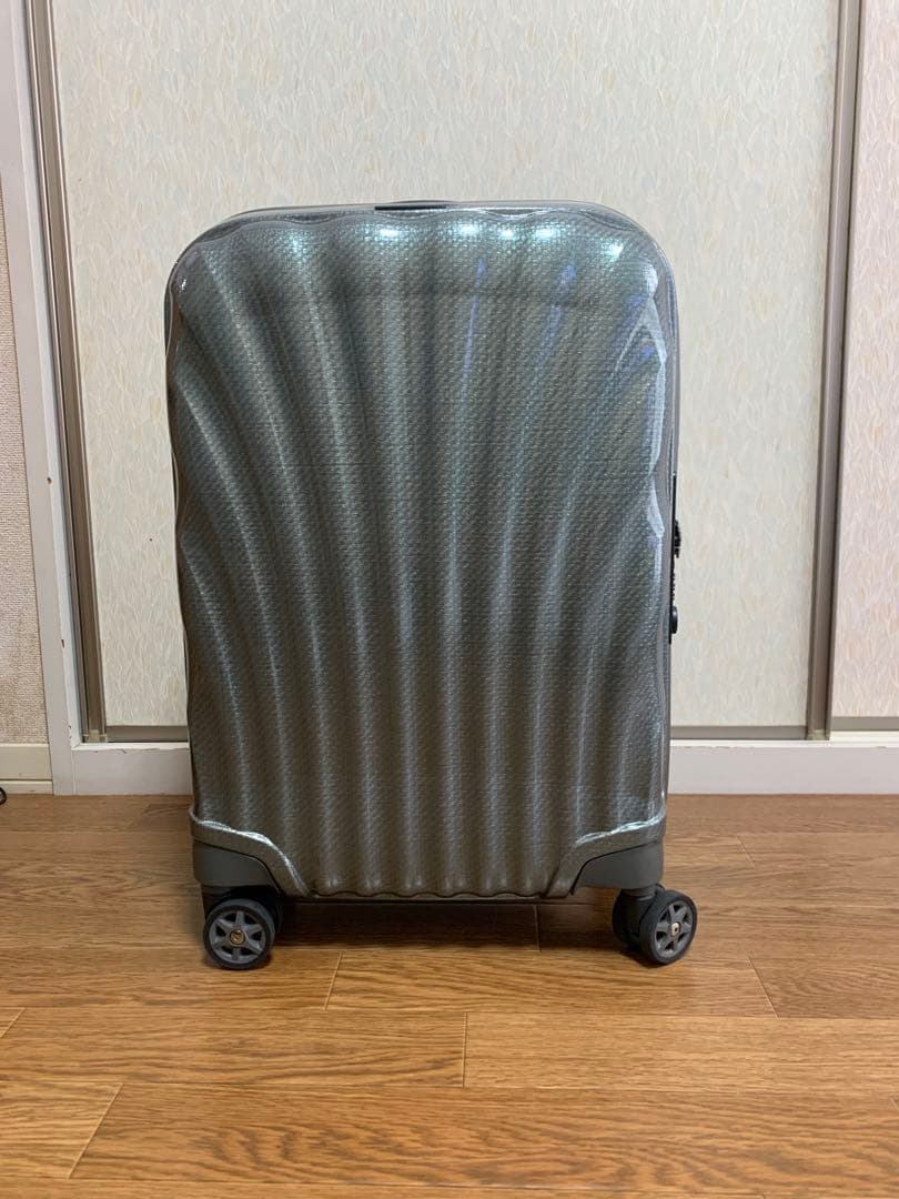 サムソナイト シーライト55EXP 36-42L メタリックグリーン 機内持込み