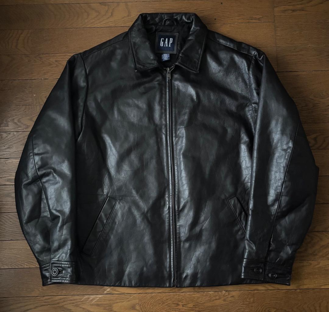 Old Gap レザージャケット　ダークブラウン