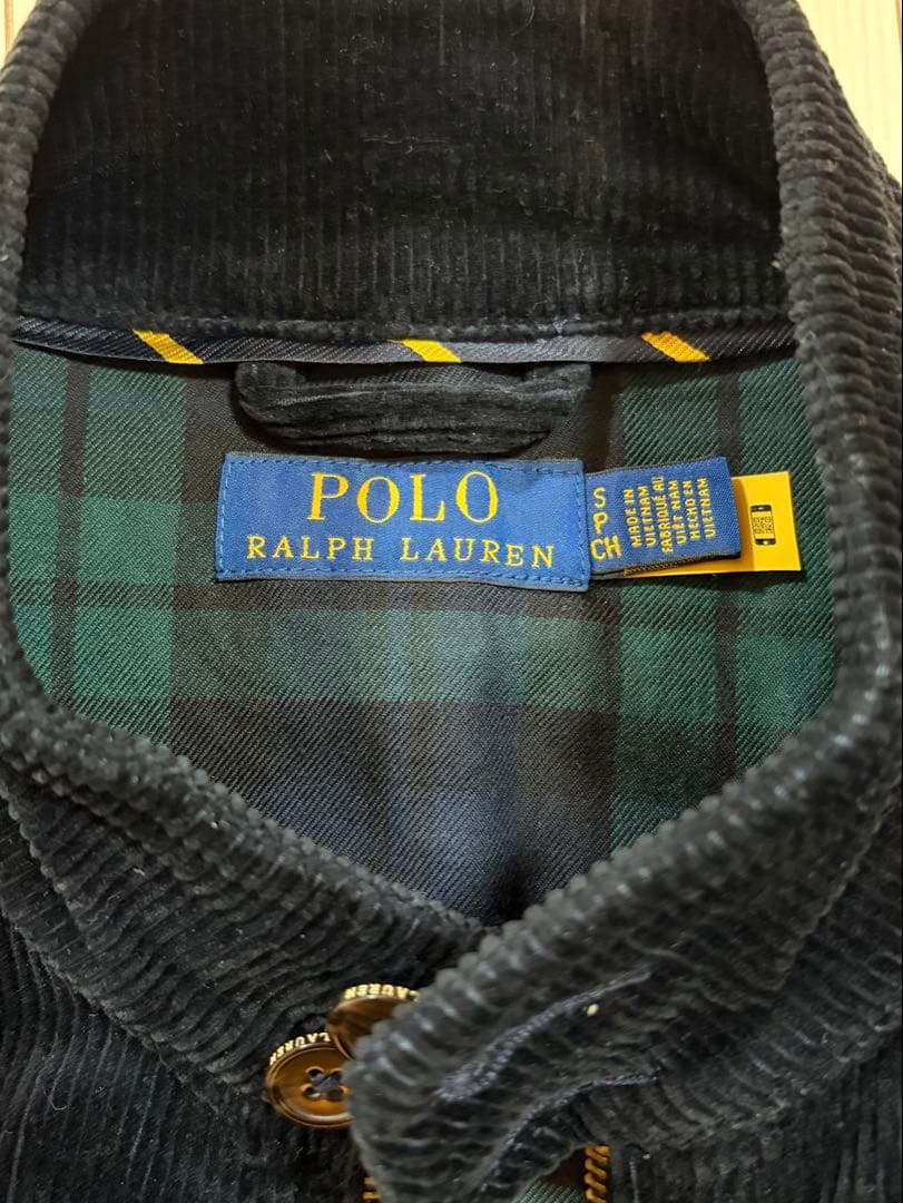 ラルフローレン　コーデュロイ ジャケット ネイビー　Sサイズ