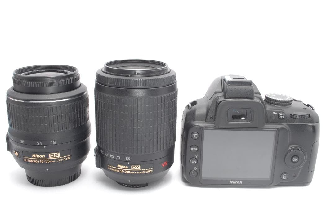 ✨2,876ショット✨Nikon D3000 ダブルレンズ✨初心者向け✨操作簡単