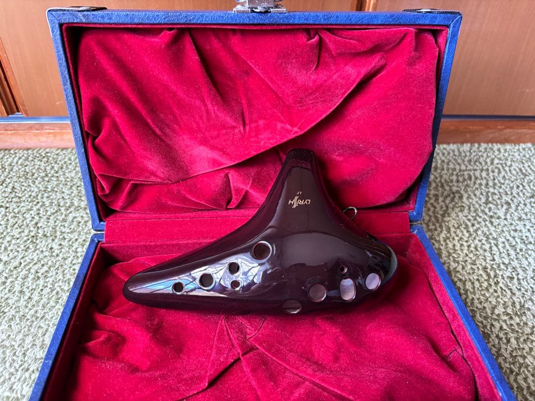 ライリッシュ LYRISH オカリナ マエストロ AF管　艶あり ケース付き