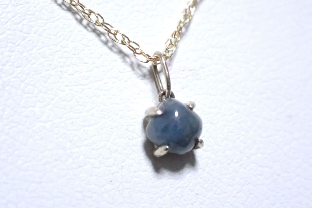 糸魚川翡翠　入コン沢　青　10金　ペントップ　①　送料無料