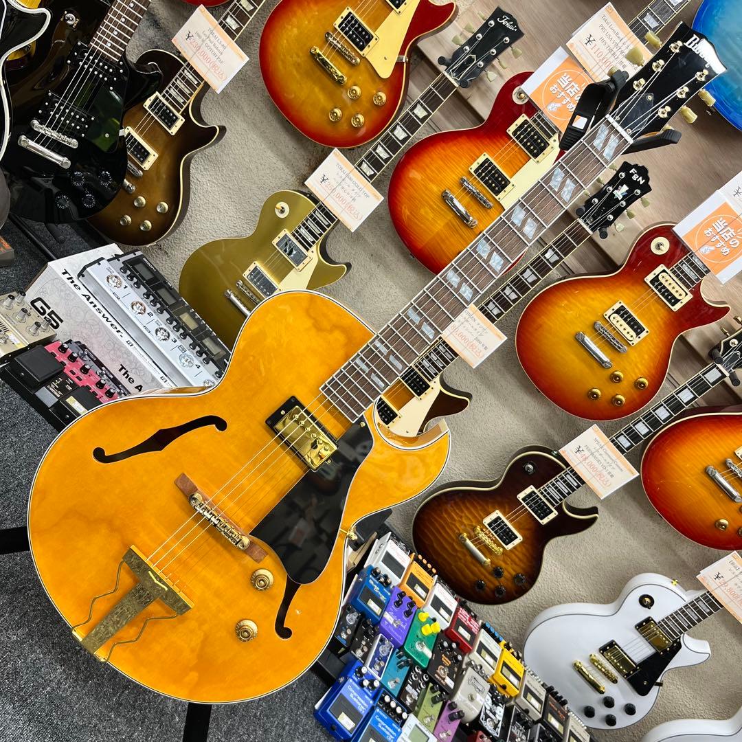 【11529】Burny by FERNANDES RFA-75 フルアコ