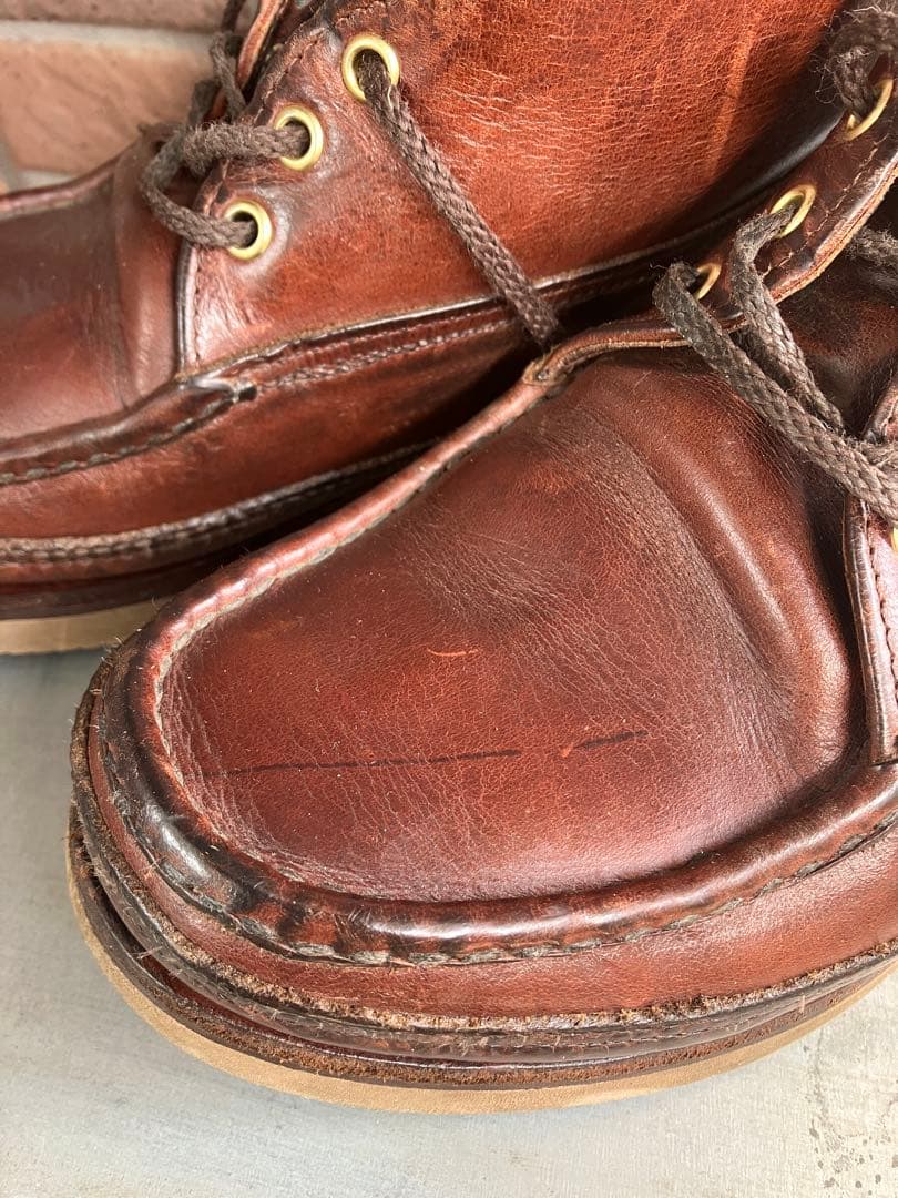 希少 ラッセルモカシン 7 トリプルヴァンプ クロムエクセル 赤茶 ホーウィン