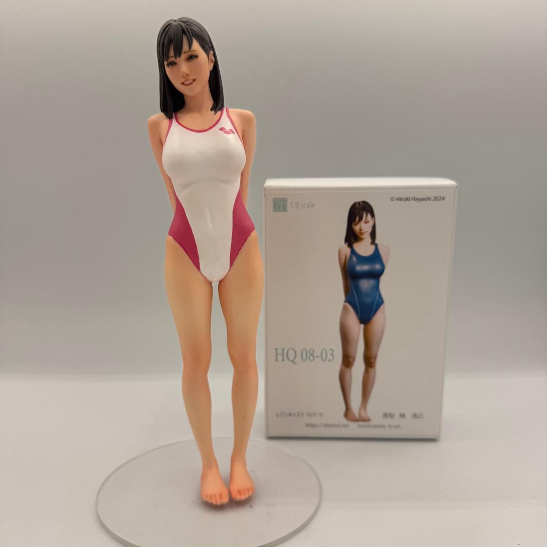 アトリエイット HQ 08-03 競泳水着 塗装済み完成品 ガレージキット