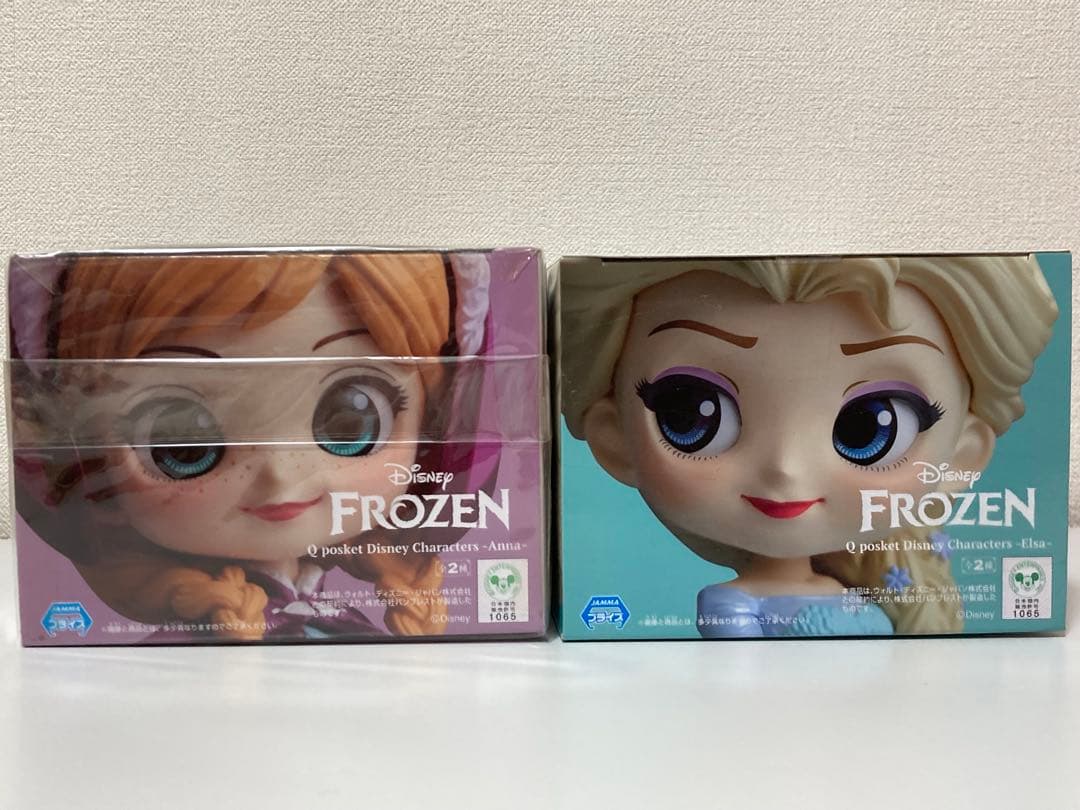【新品 未開封】Qposket アナと雪の女王 アナ&エルサ レアカラーver.