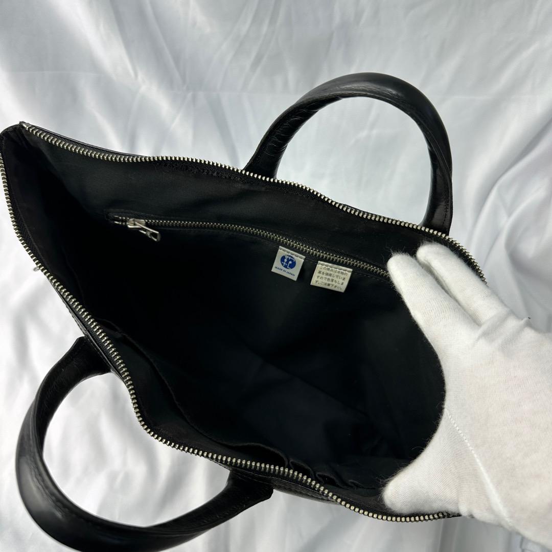 【美品】 PORTER ポーター ブリーフケース ビジネス レザー ブラック