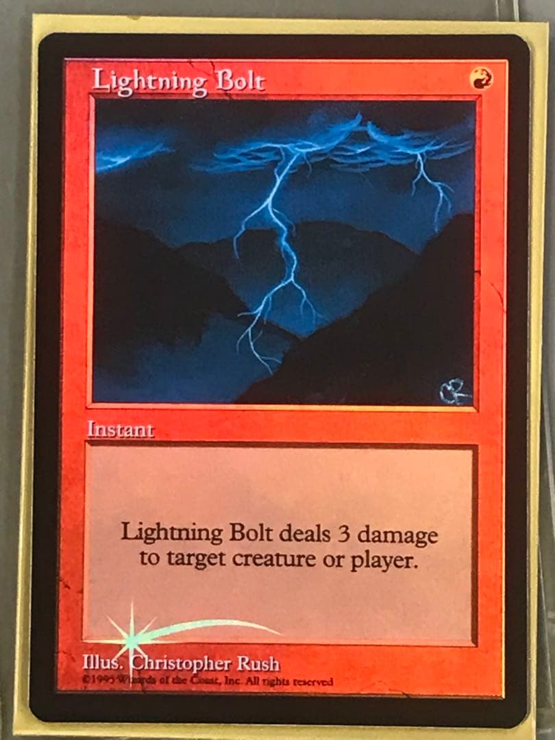 Lightning Bolt Foil (稲妻)旧枠プロモ ジャッジ褒章)