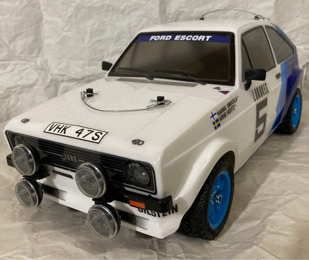 【完成品】メカなしサーボ付タミヤMF-01Xフォードエスコートラリー