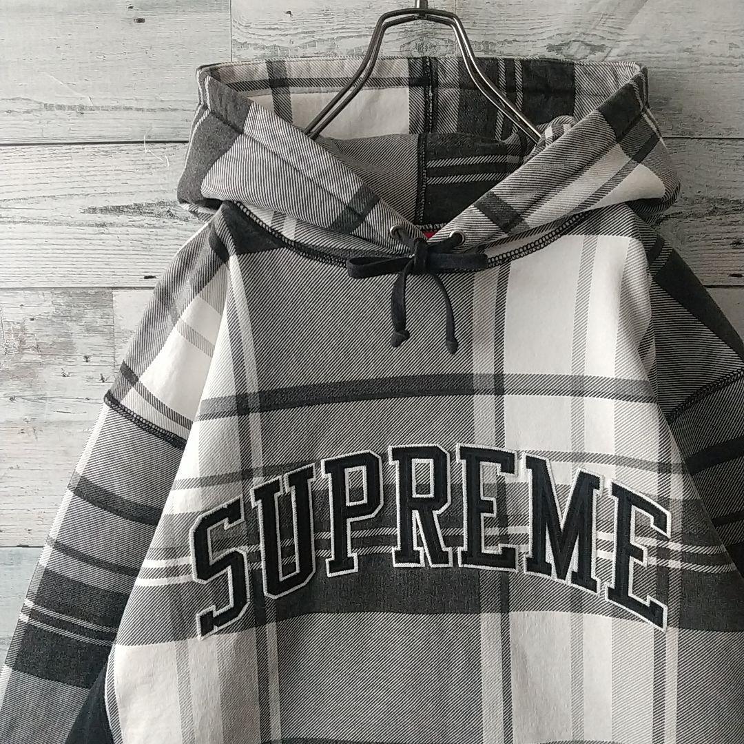 2点おまとめ☆シュプリーム 刺繍アイスロゴ センターロゴ パーカー XL相当