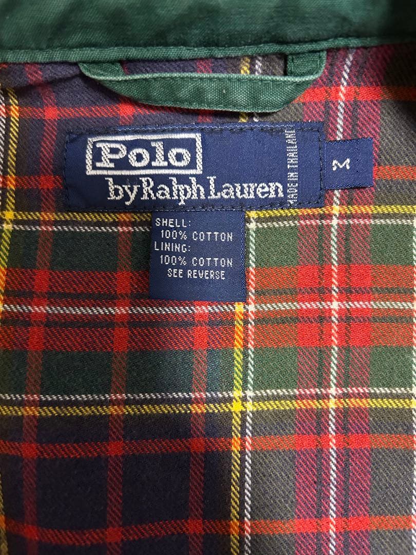 90s Ralph LaurenスウィングトップMサイズ裏地チェック値下げ中