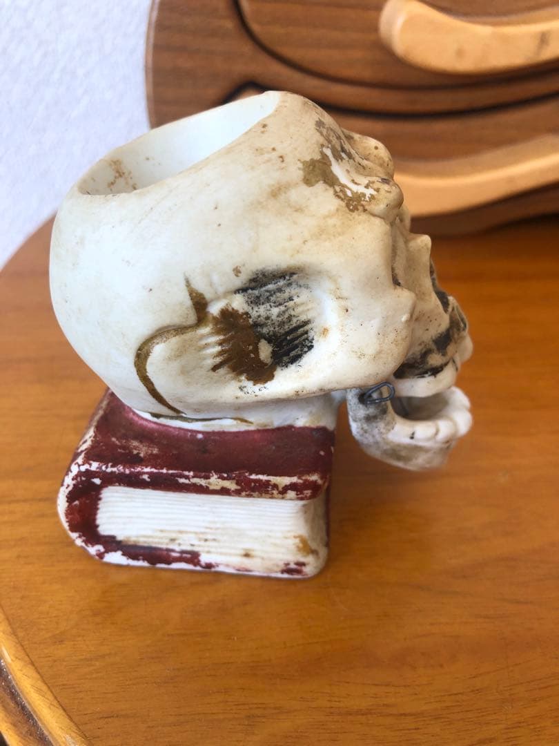 ビンテージ　50s スカル　髑髏　骸骨　ネイバーフッド　ミッドセンチュリー