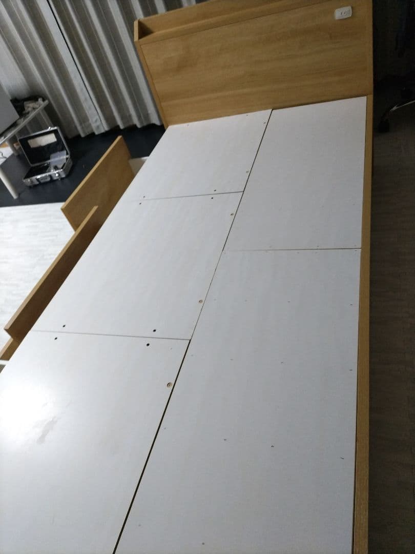 札幌市近郊の方限定！送料無料！ニトリ シングル収納付きベッド コンセント付き