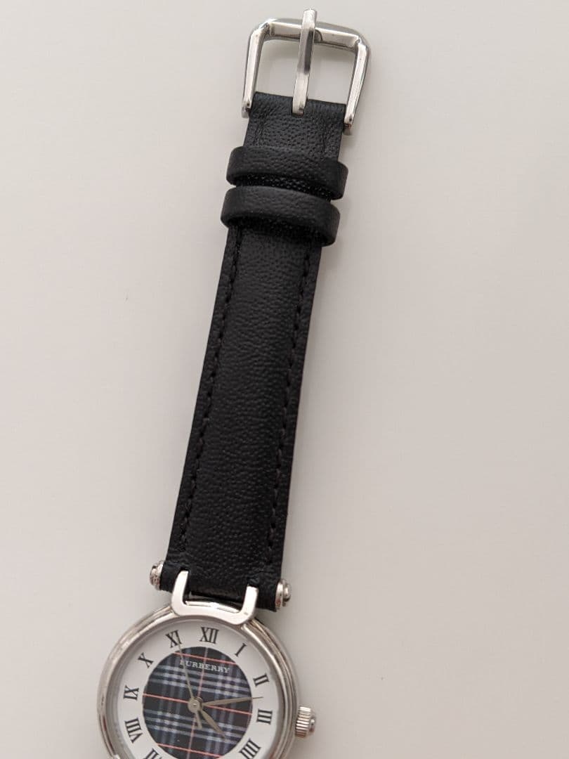 ■Burberry ノバチェック文字盤 レディース 腕時計 社外新品革ベルト