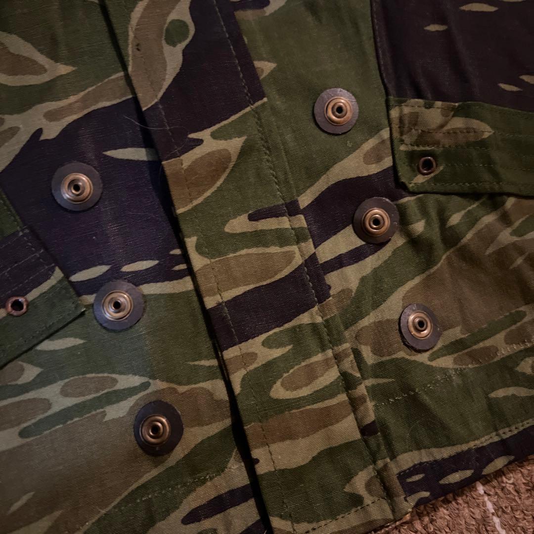 70年代　ベトナム戦　タイガーストライプ　タイガーカモ　ジャケット　ビンテージ