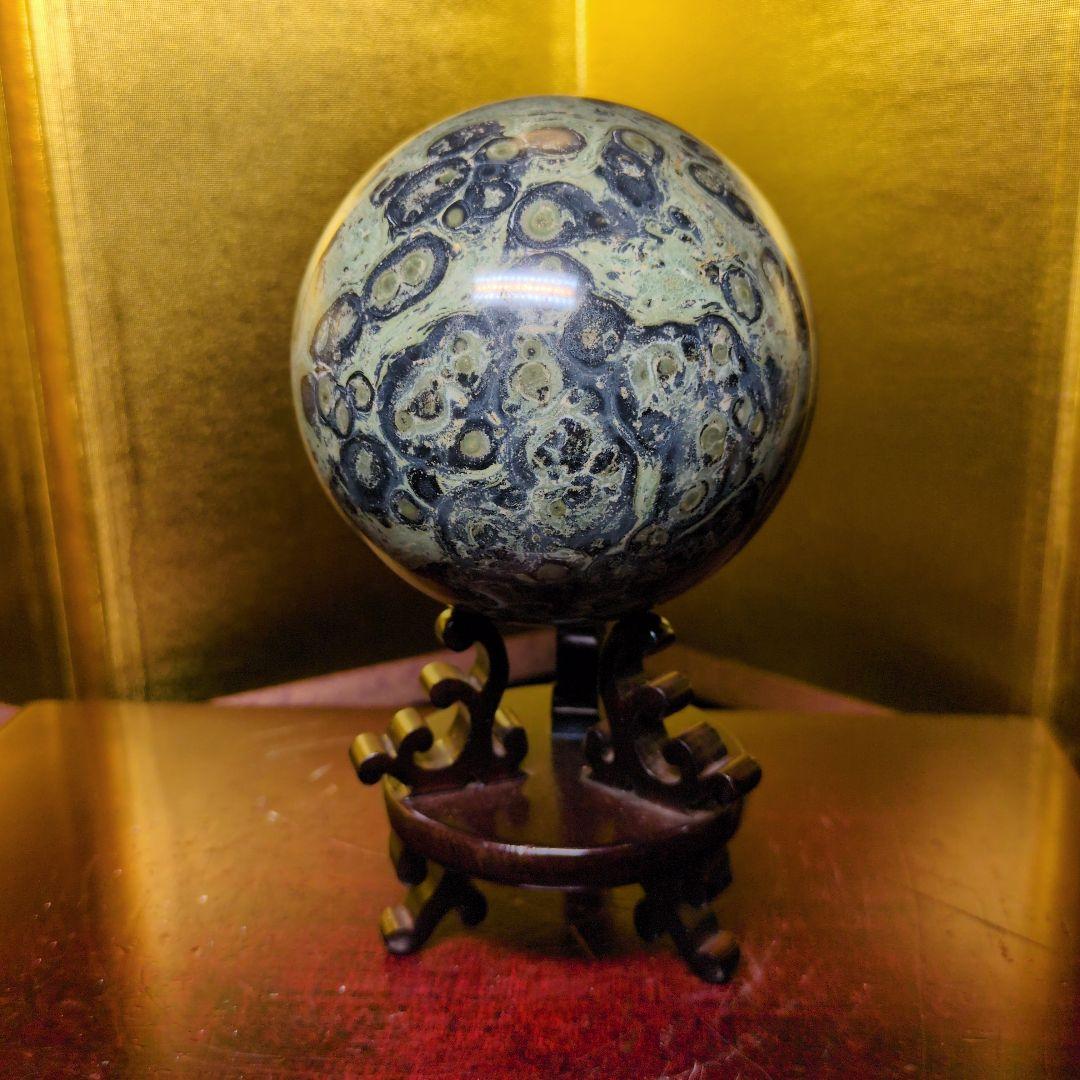 カンババジャスパー スフィア 直径85mm 1kg 丸玉 天然石 パワーストーン