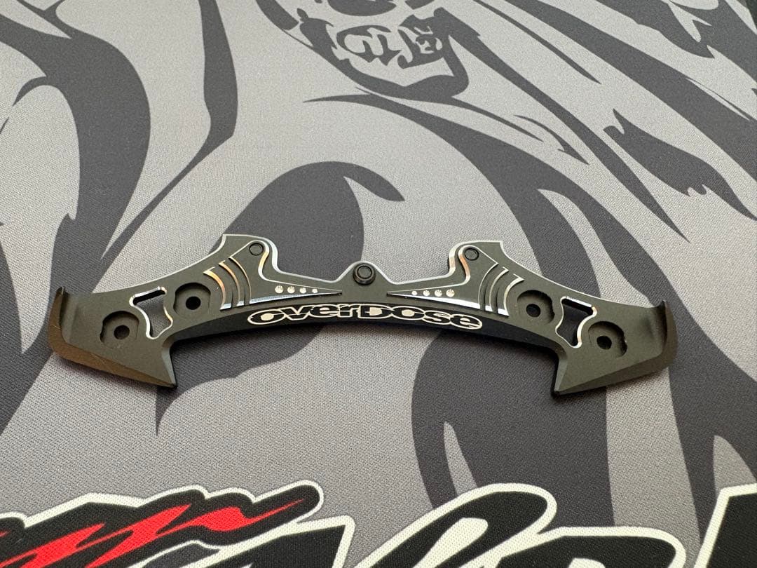 overdose OD2945アルミバンパーtype2/ブラック