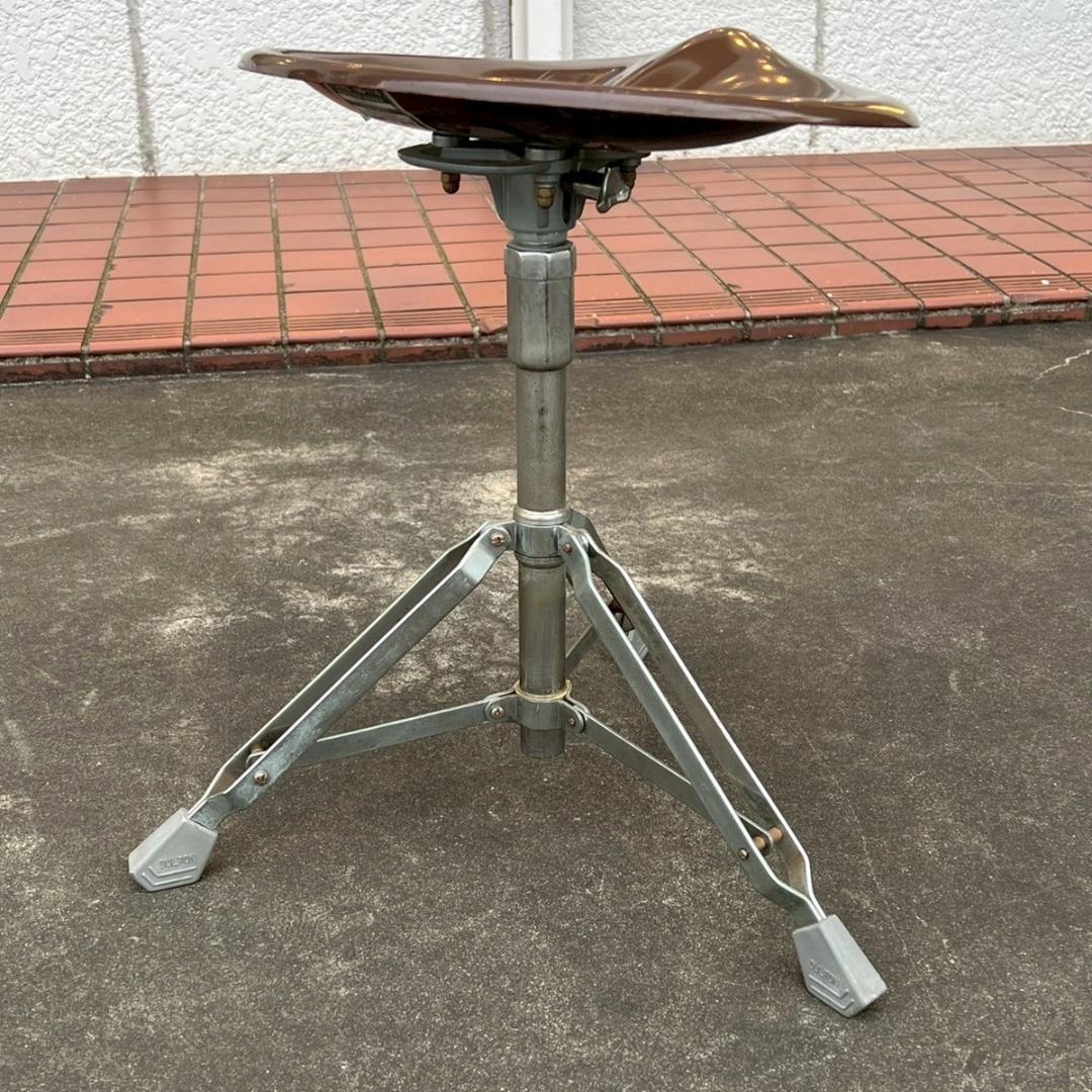 ダルトン ビートスツール X2 椅子 ブラウン 折り畳み 回転 インダストリアル