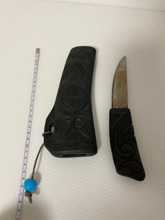 アイヌ マキリ 黒 昭和 工芸品 北海道