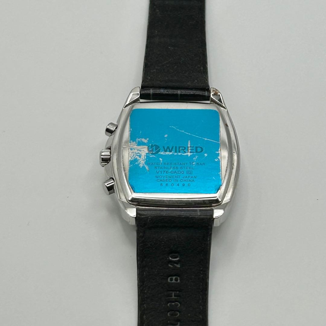 【silaisy】SEIKOWIRED V176-0AD0 デイト 腕時計