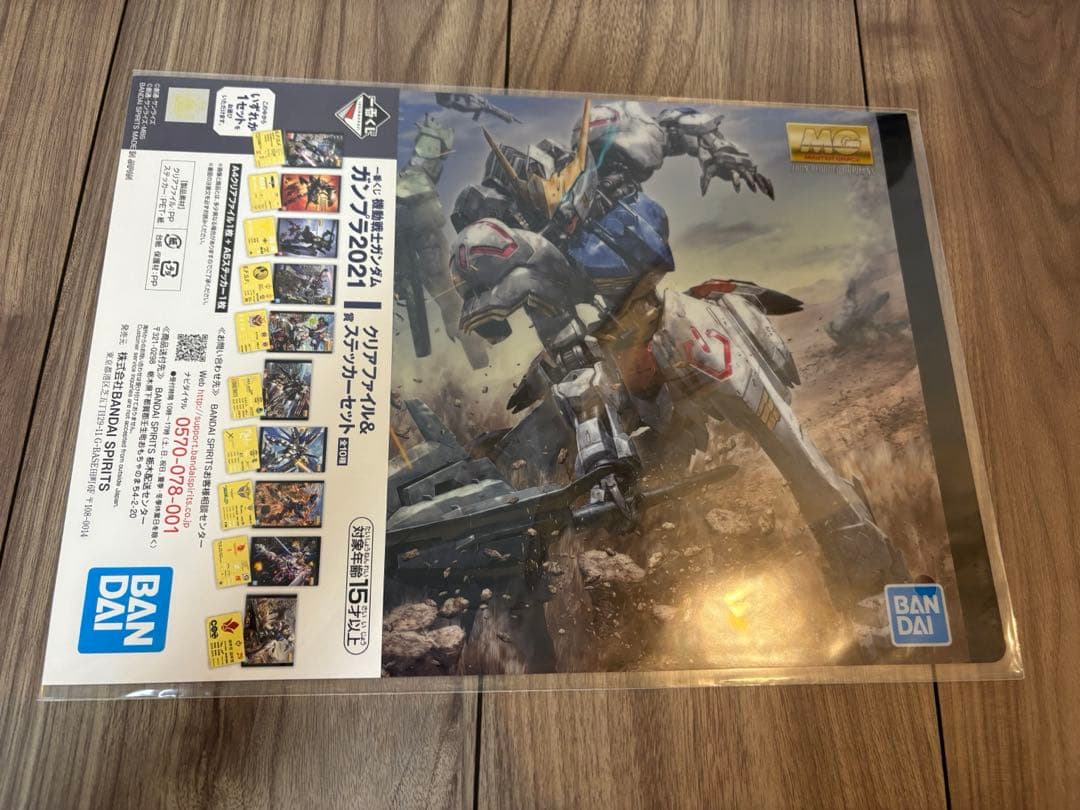 ガンダムビジュアルボード　クリアファイル
