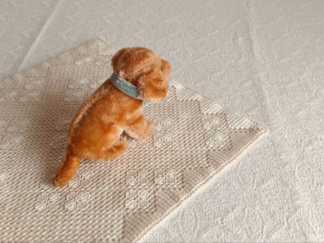 * vintage animal ❀ オレンジグラスアイ *ミニチュア ダックス