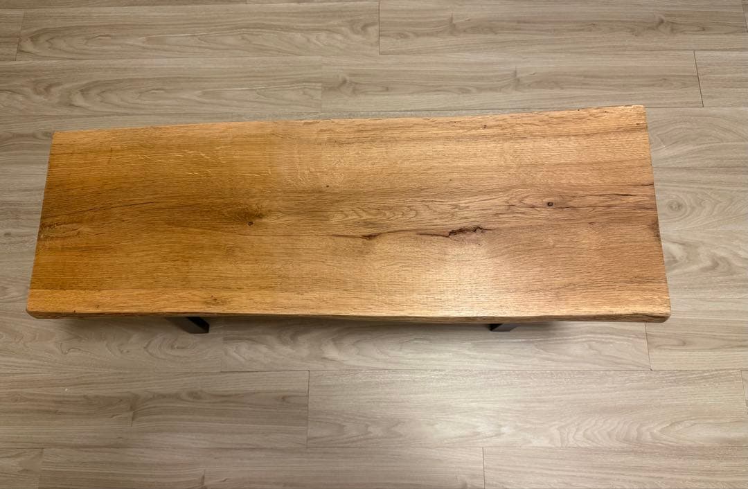 天然木　一枚板　ベンチ　栗の木　中津川産