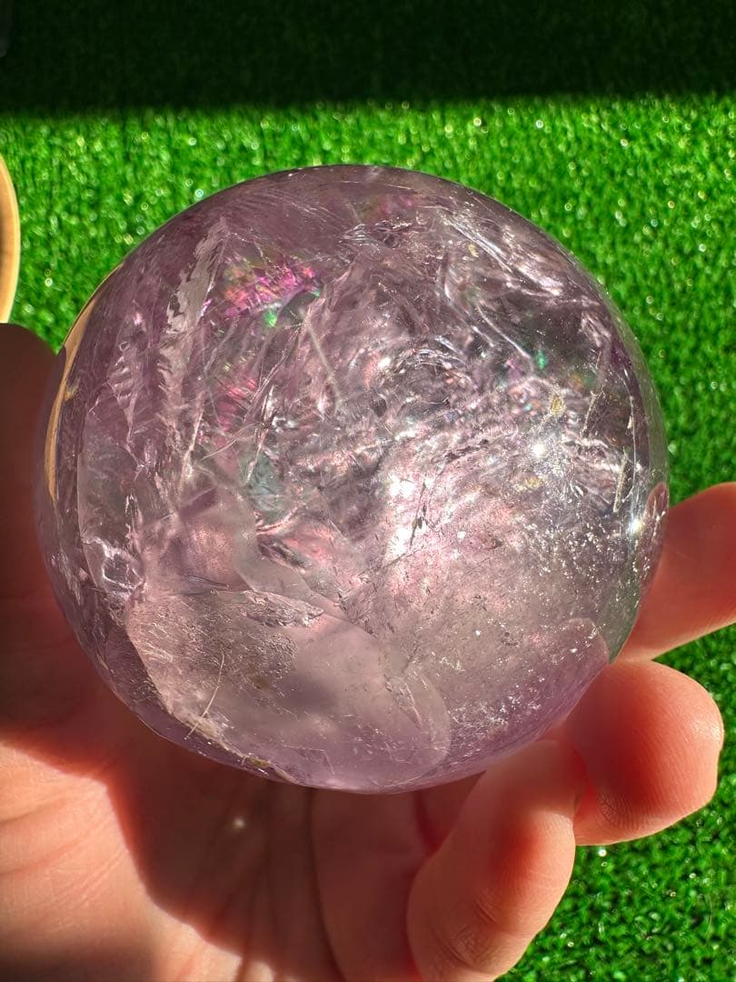 アメジスト スフィア（天然石） 506g