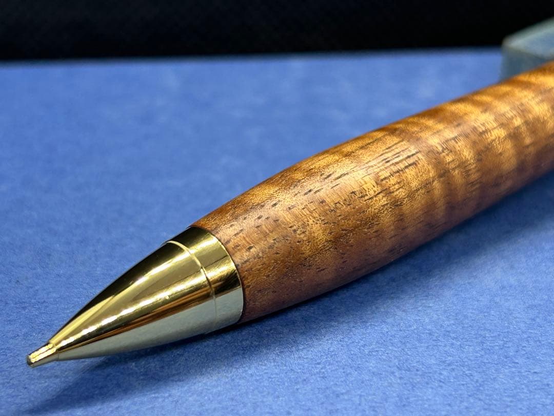 【早い者勝ち】ハワイアンコアカーリー　木軸ペン　加藤金属　ハンドメイド