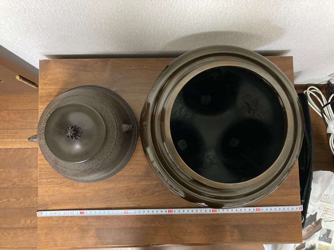 茶釜　菊地政光　朝鮮風炉