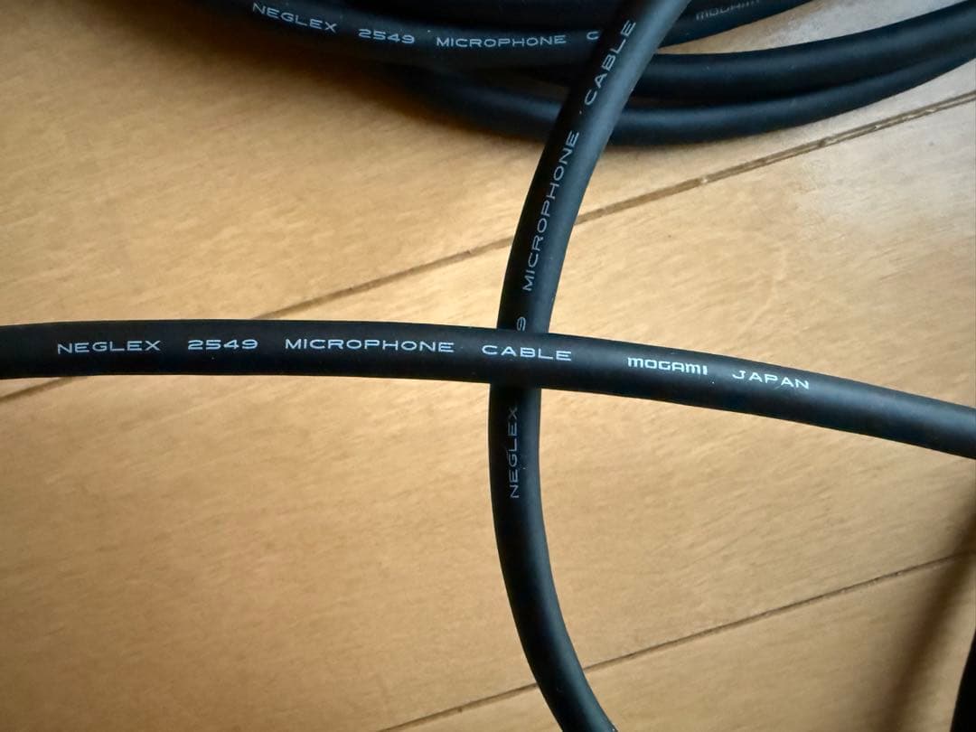 MOGAMI 2549 XLRケーブル 10m ×2本 PA・DTM