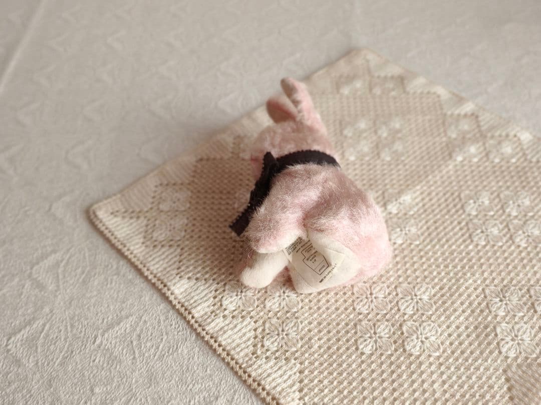 * vintage rabbit ୨୧ フォルムの可愛い ピンクの ウサちゃん