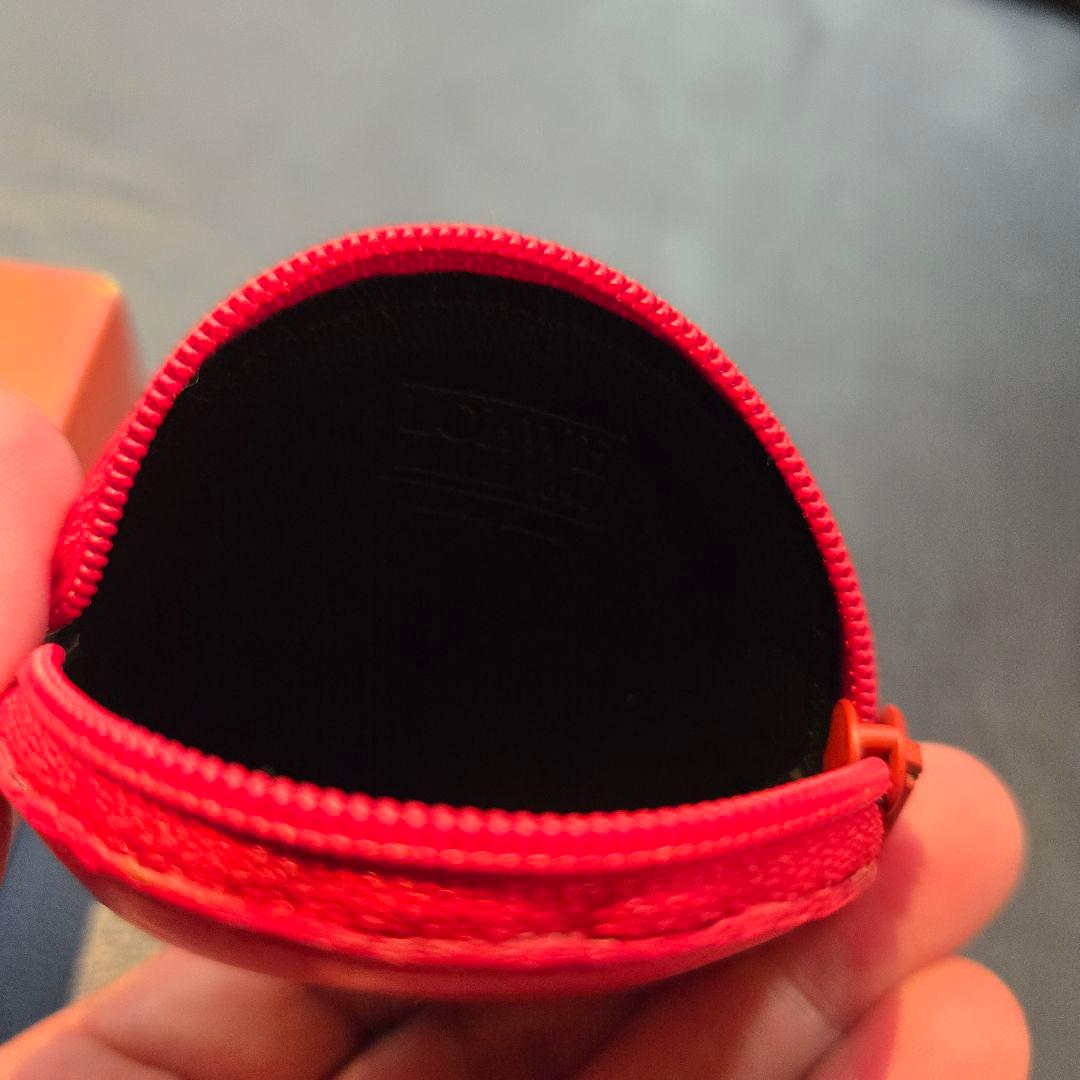 ロエベ LOEWE ケース ラウンドファスナー アナグラム レッド 未使用