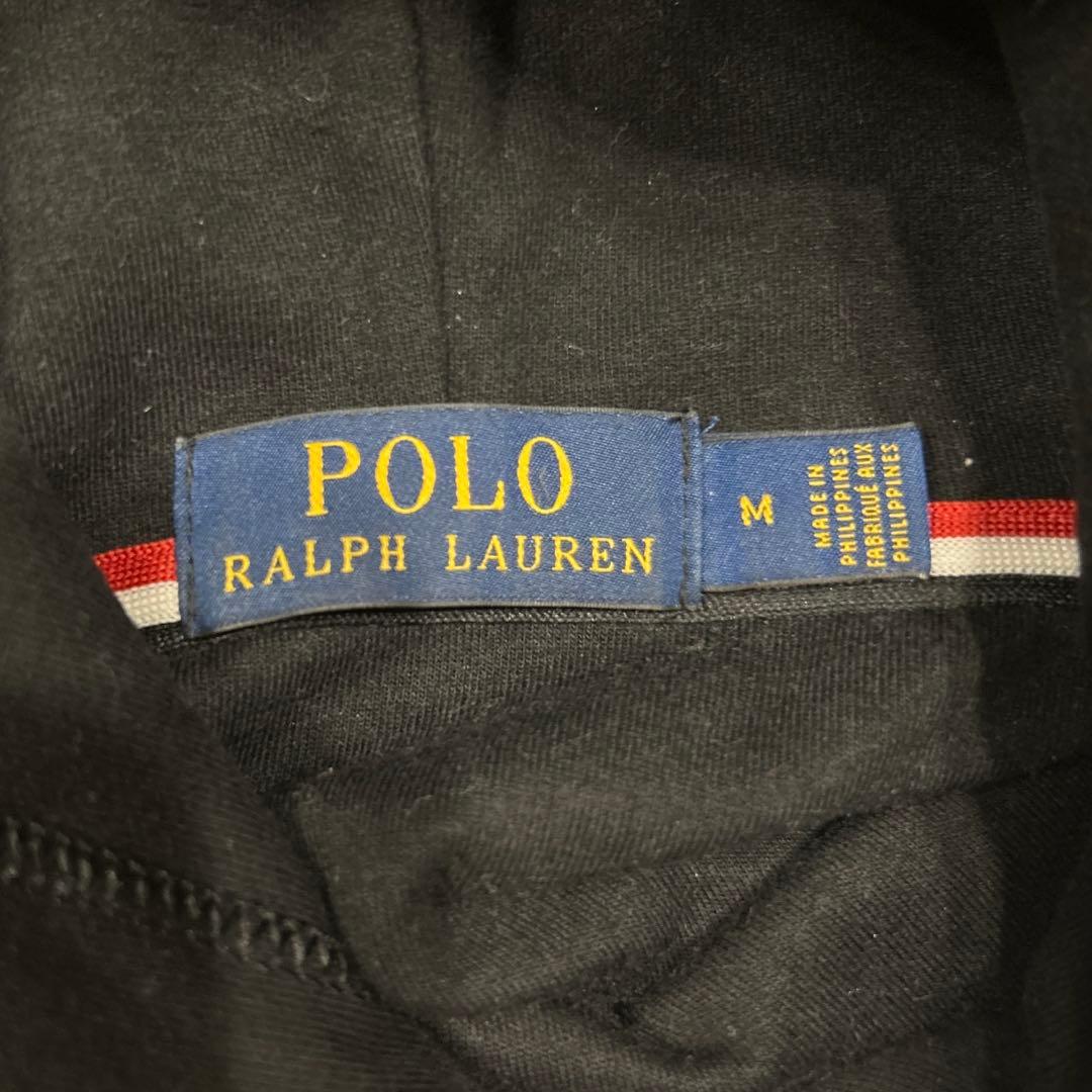 Polo Ralph Lauren ポロベアー プリント フードパーカー 黒