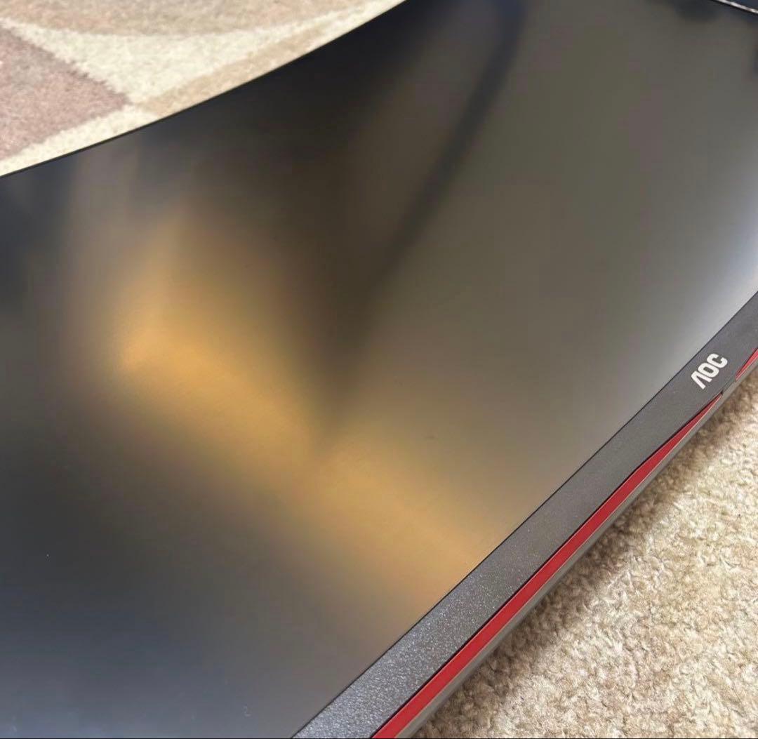 aoc 240hz 湾曲モニター モニターアーム付けます‼️