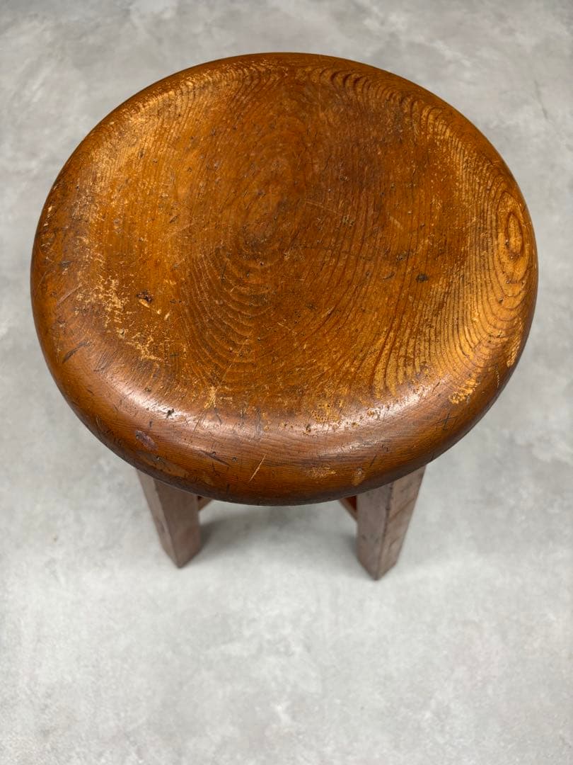 丸椅子　スツール　椅子　アンティーク　古道具